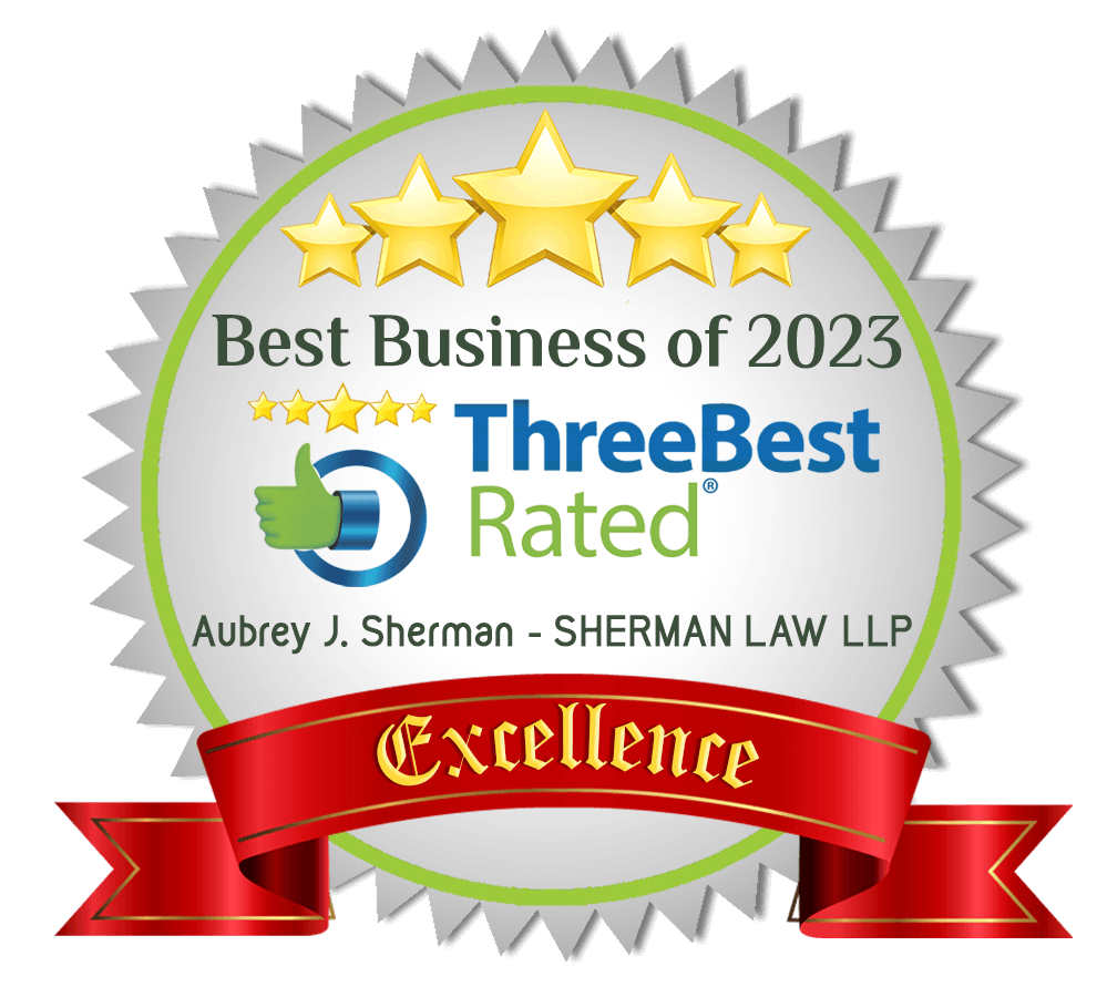 Aubrey J. Sherman - Best Business of 2023 ThreeBestRated
